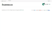 Tablet Screenshot of madeinbd.com